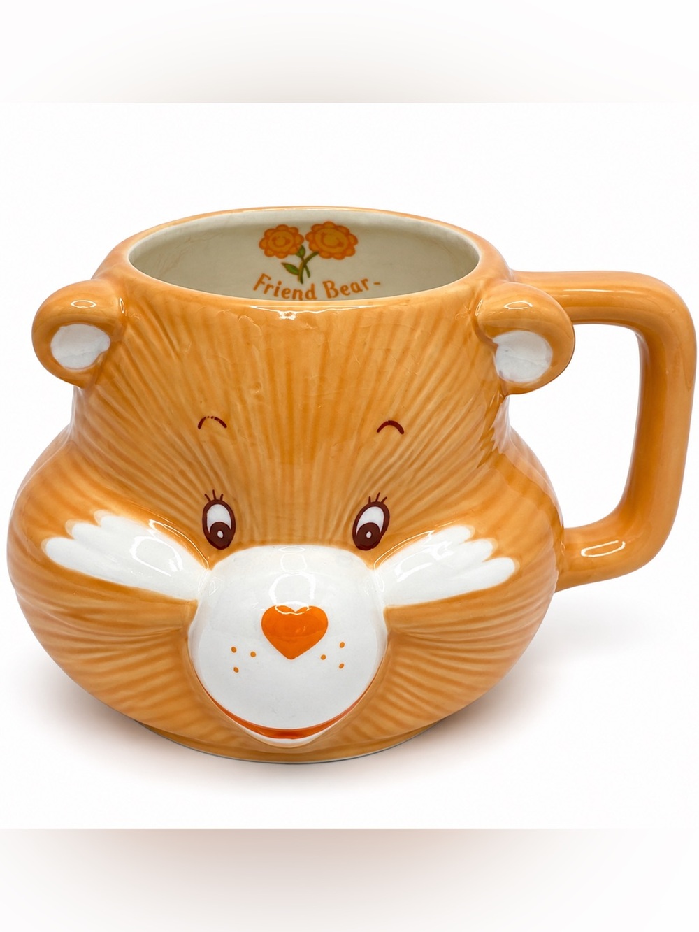 Vintage 1984 Care Bears Friend Bear Ceramic 3D Mug American Greetings 53031